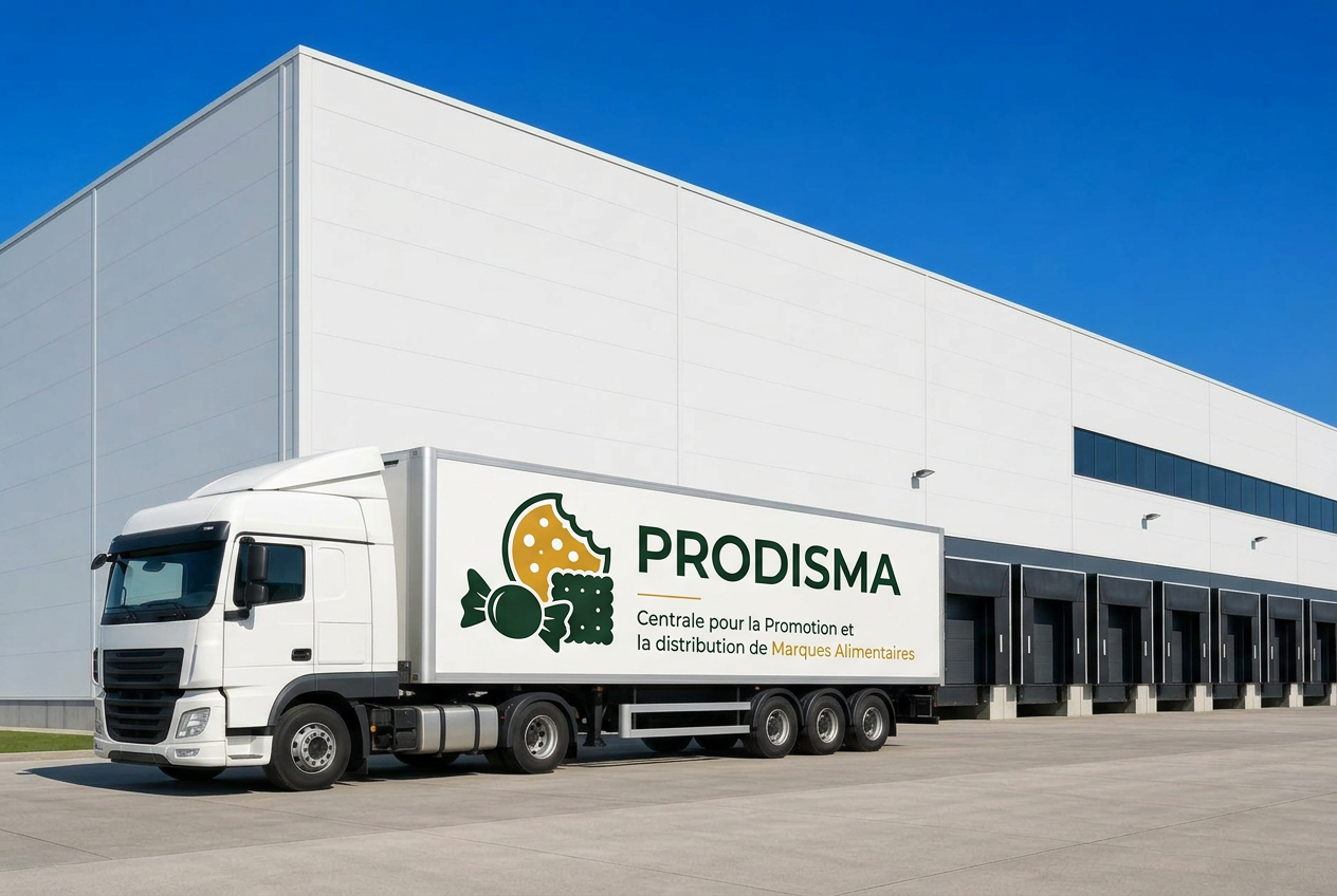 Entrepôt et flotte de distribution Prodisma